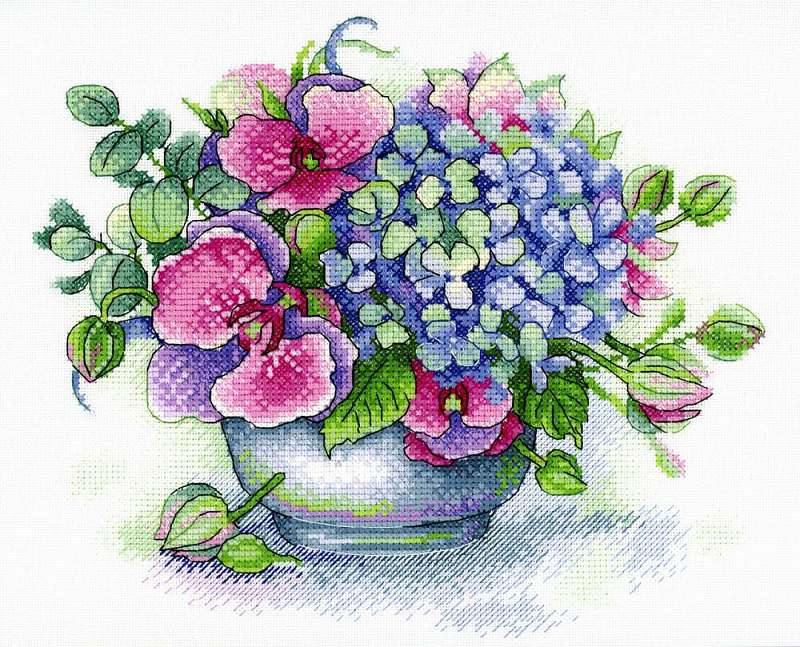 Bouquet of Memories Cross Stitch Kit A-031 / SA-031