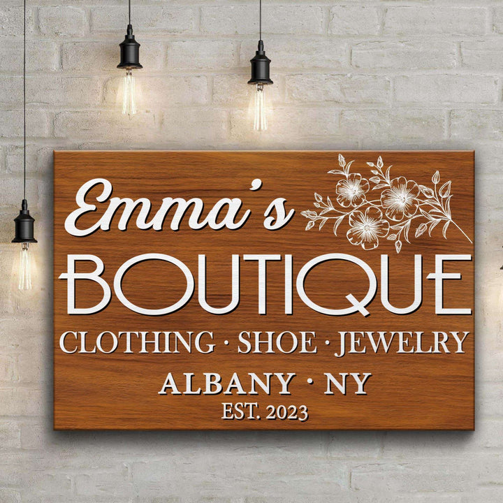 Boutique Sign V