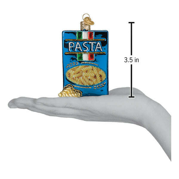Old World Christmas Box of Pasta Blown Glass Ornament