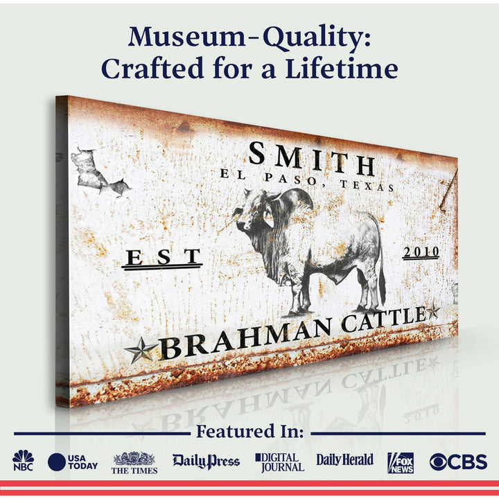 Brahman Cattle Sign