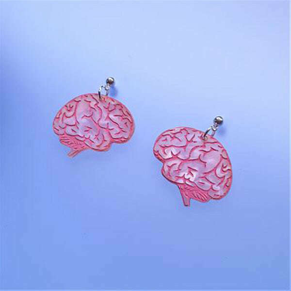Brain Earrings by Cherryloco Jewellery 1