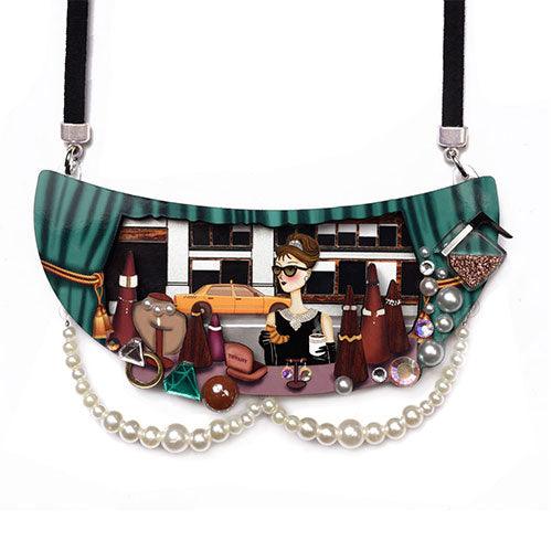 Breakfast at Tiffany's Necklace by Laliblue - DELAYED SHIP - Quirks!