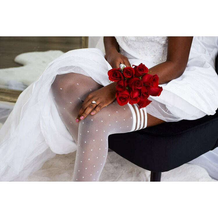 Bridal Brooke LeAnne Thigh Highs. Petite to Plus Size