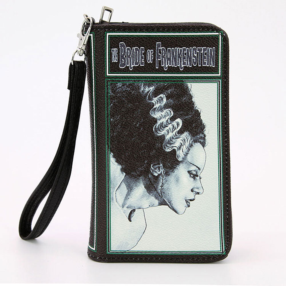 Bride Of Frankenstein Wallet In Vinyl by Book Bags