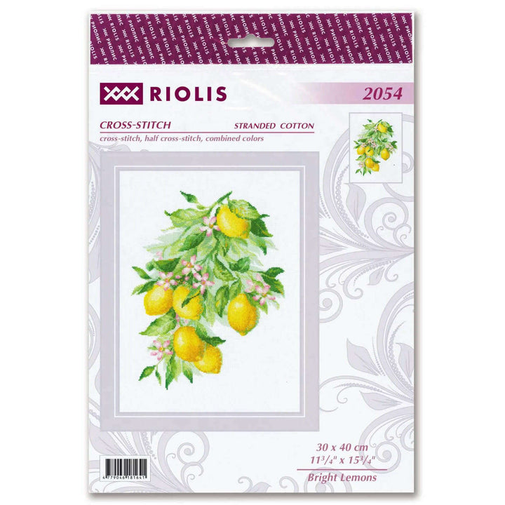 Bright Lemons R2054 Counted Cross Stitch Kit