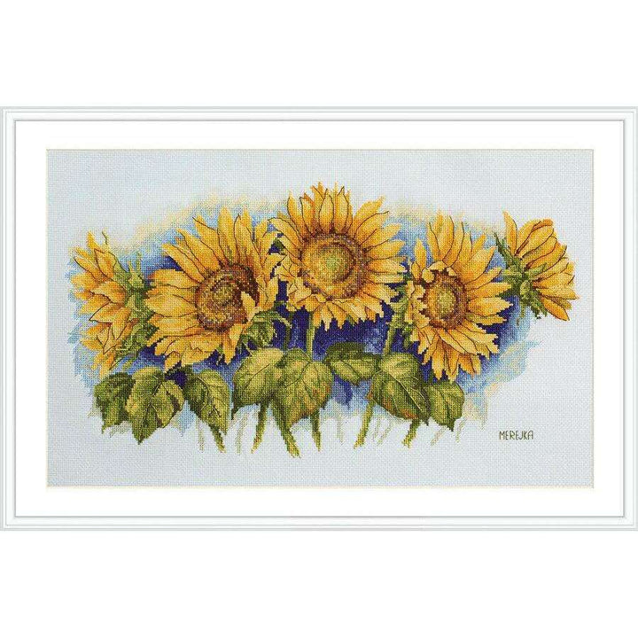 Bright Sunflowers K-125 Counted Cross-Stitch Kit