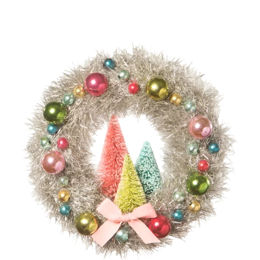 Brights Tinsel Wreath by Bethany Lowe - Quirks!