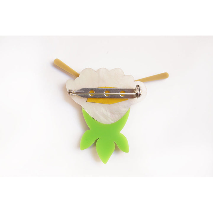 Flower Drum Brooch by Laliblue 3