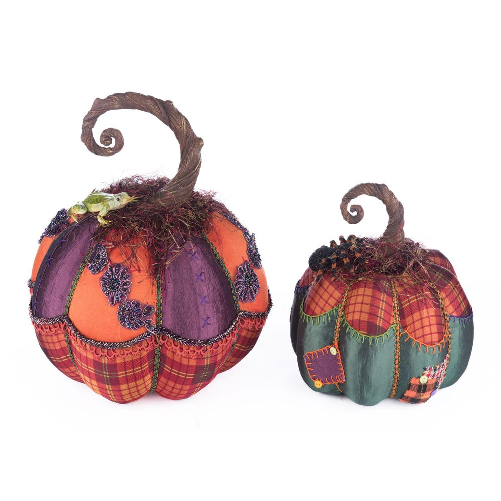 Broomstick Acres Pumpkins Set Of 2 by Katherine's Collection  5