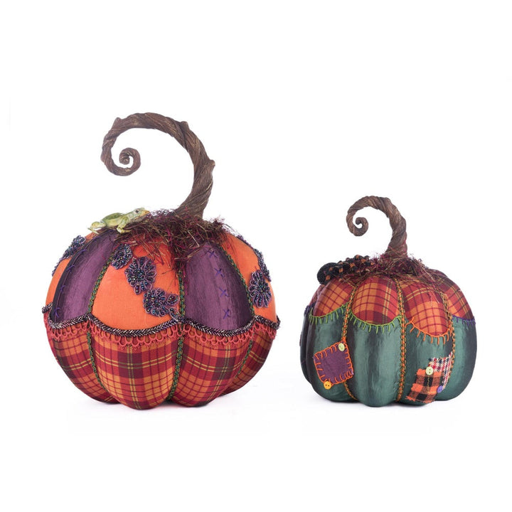 Broomstick Acres Pumpkins Set Of 2 by Katherine's Collection 