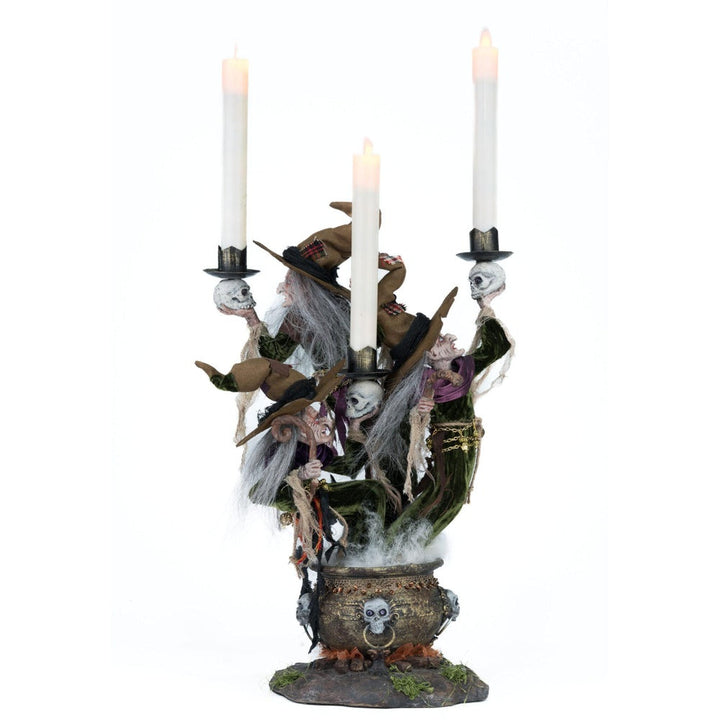 Broomstick Acres Witches Candle Holder by Katherine's Collection  4