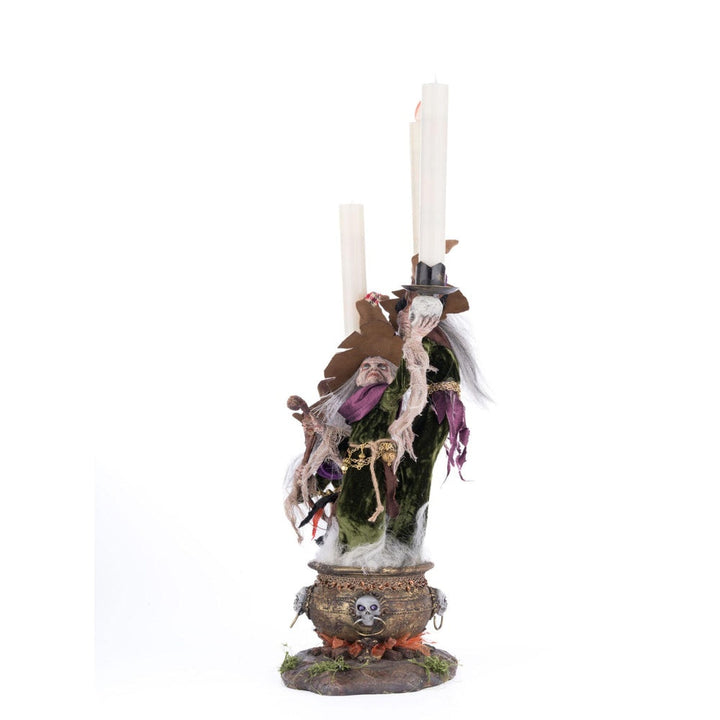 Broomstick Acres Witches Candle Holder by Katherine's Collection  7