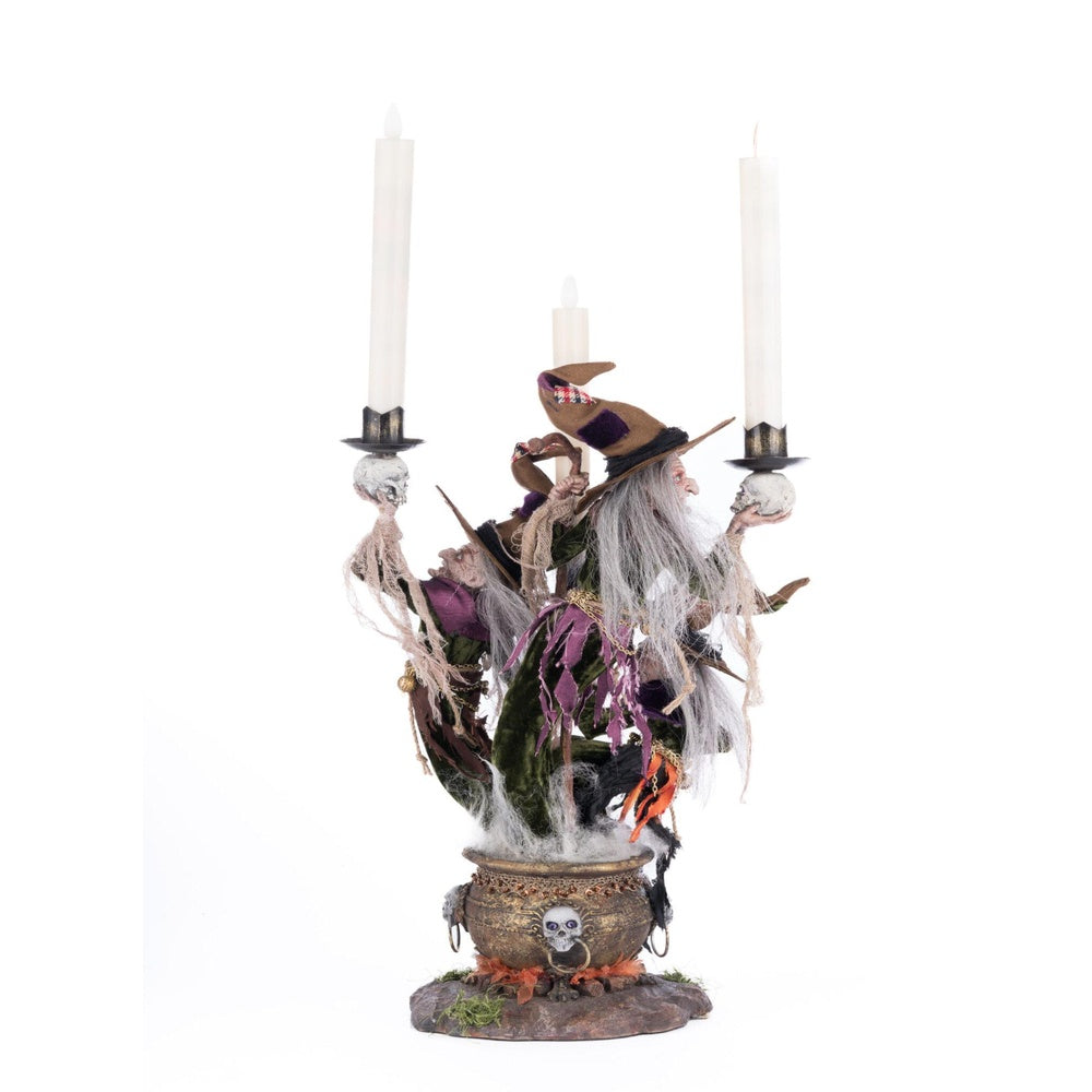 Broomstick Acres Witches Candle Holder by Katherine's Collection  8