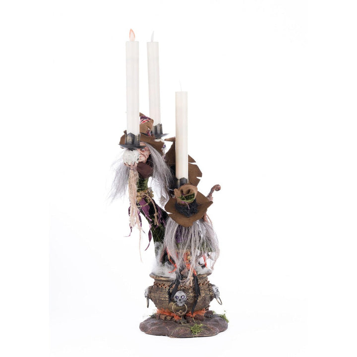 Broomstick Acres Witches Candle Holder by Katherine's Collection  9