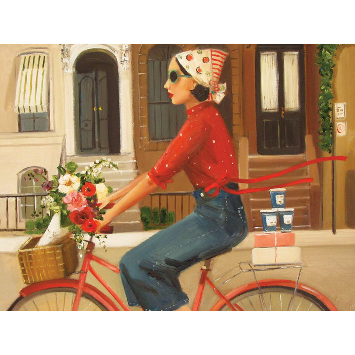Brownstones Puzzle Featuring Artwork of Janet Hill