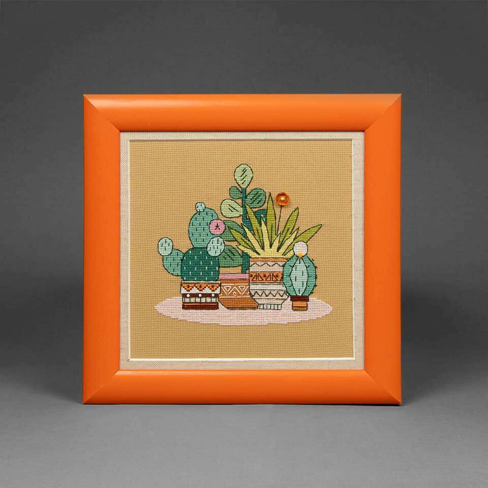 BT-199C Counted cross stitch kit Crystal Art Triptych "Bright Mexico"