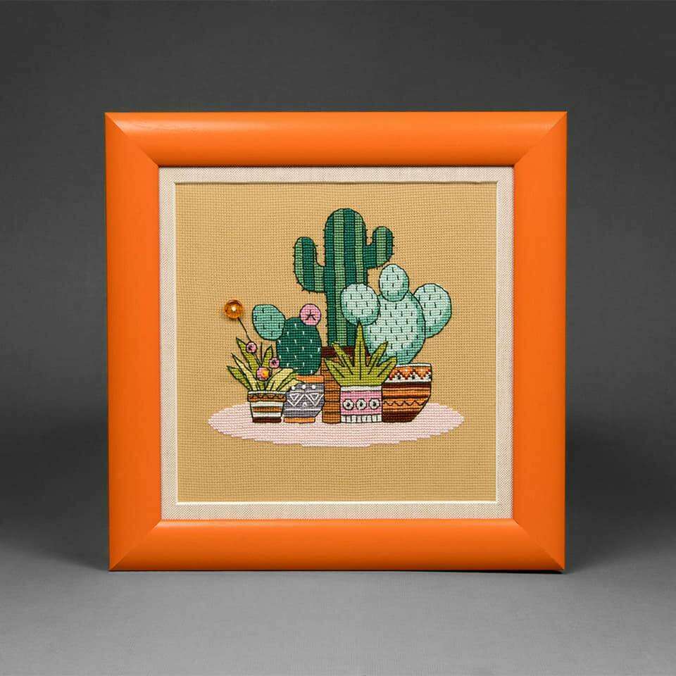 BT-215C Counted cross stitch kit Crystal Art Triptych "Bright Mexico"