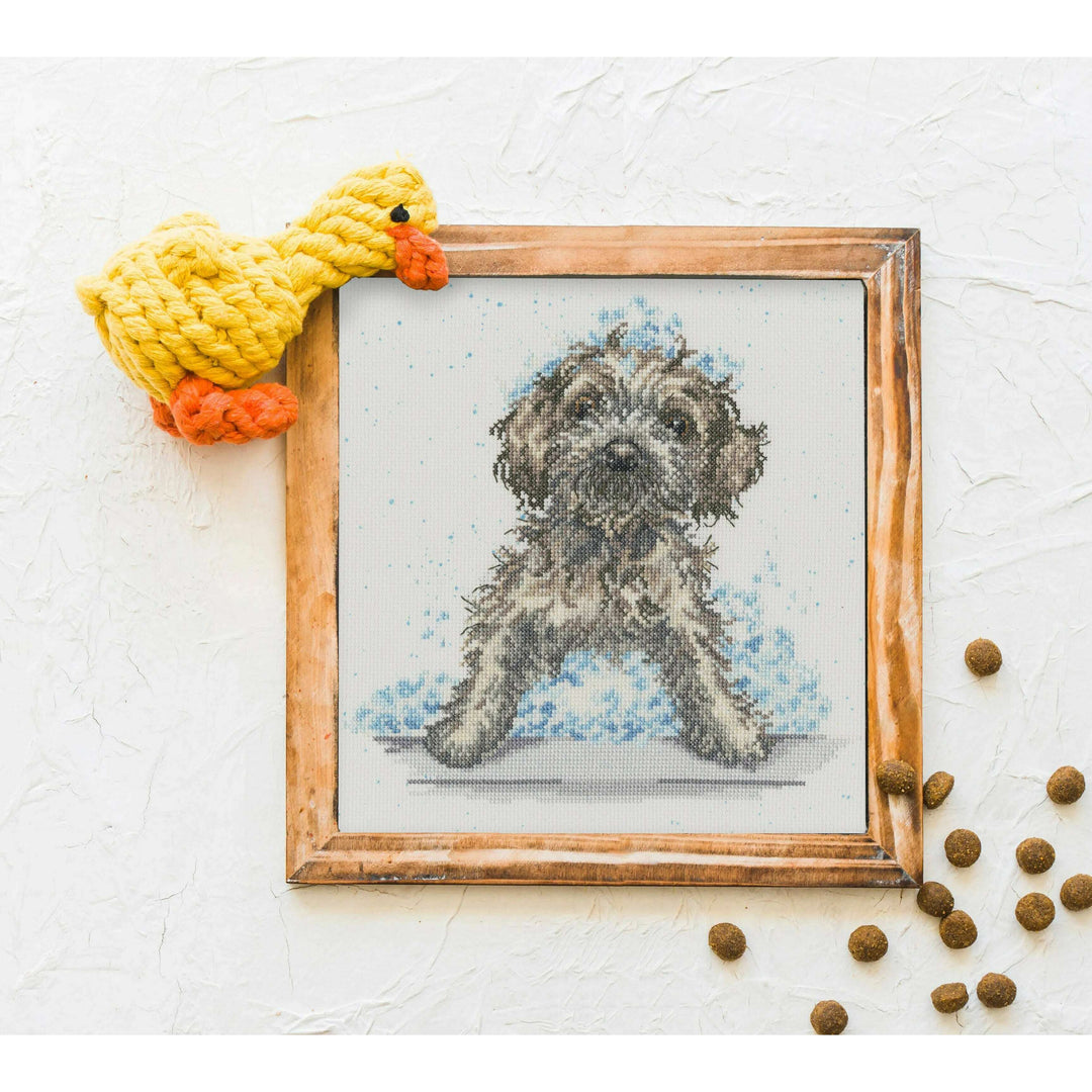 Bubbles And Barks XHD130 Counted Cross Stitch Kit