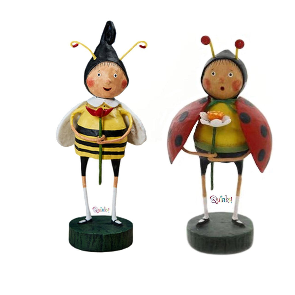 Bug Buddies Set of 2 Figurines by Lori Mitchell - Quirks!