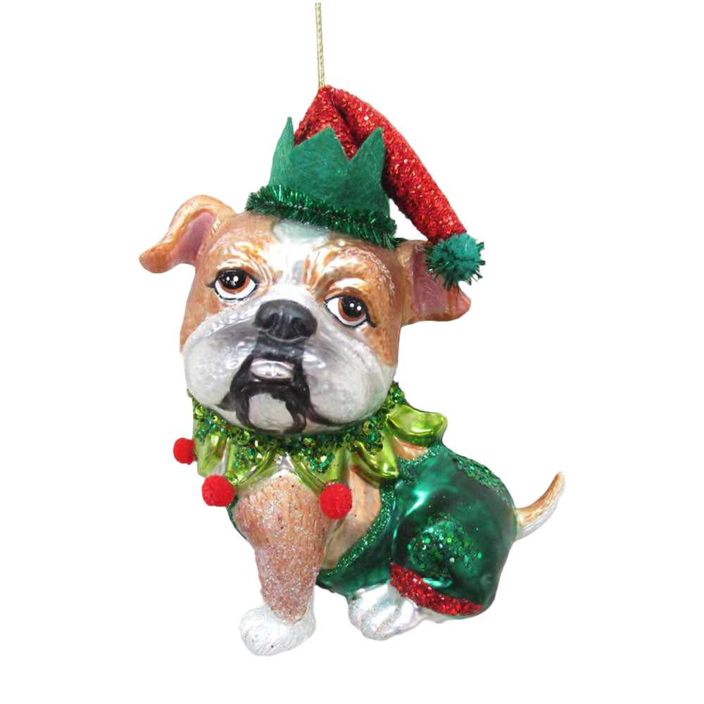 Bulldog Jester Ornament by December Diamonds