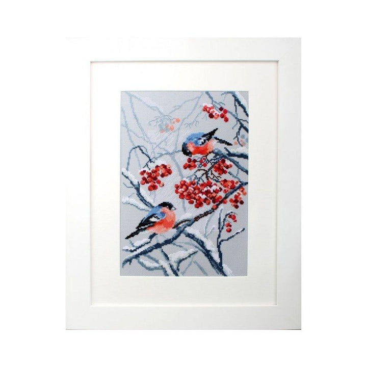 Bullfinches in Rowanberries M578 Counted Cross Stitch Kit