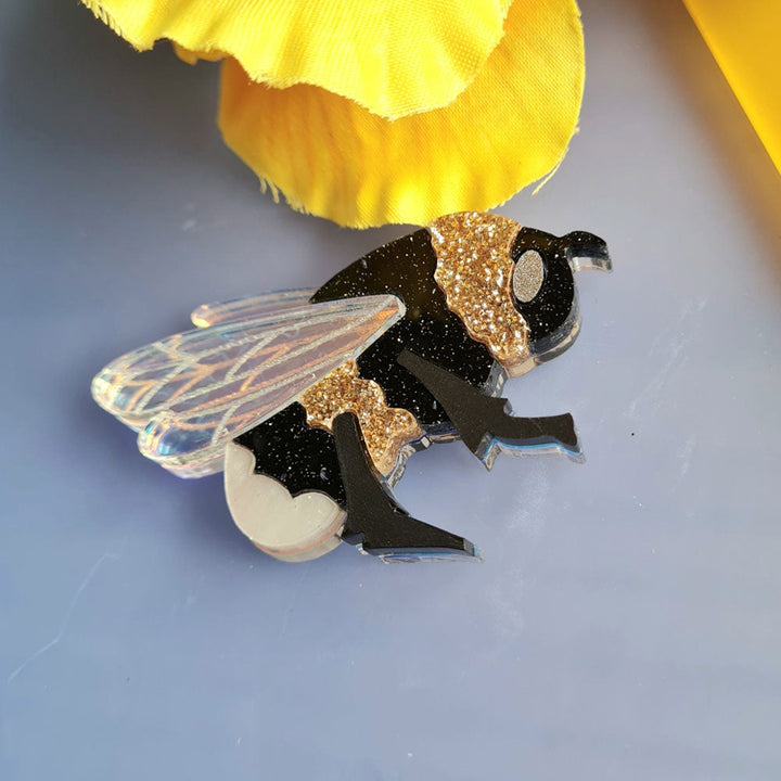Bumblebee Pin Brooch by Cherryloco Jewellery 3