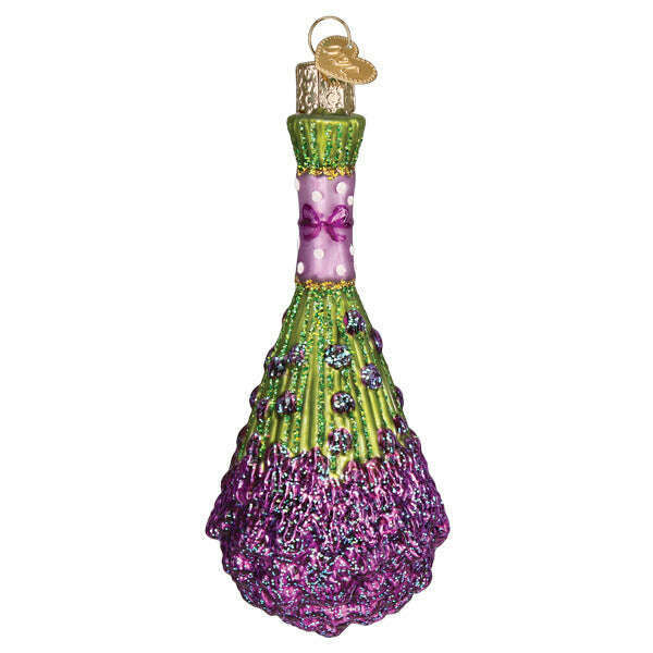 Old World Christmas Bunch of Lavender Blown Glass Ornament