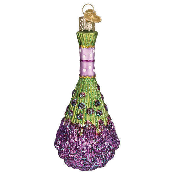 Old World Christmas Bunch of Lavender Blown Glass Ornament