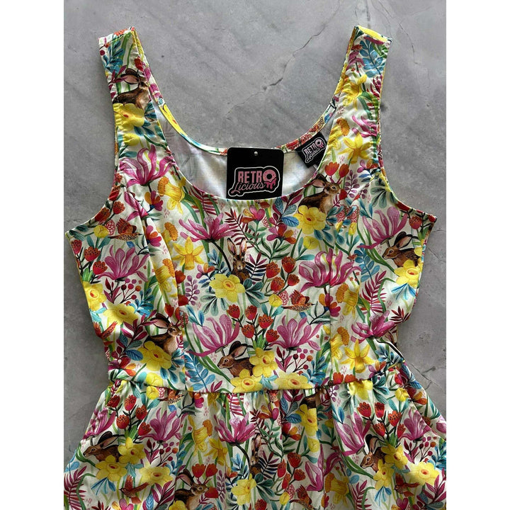 Bunnies Shorter Length Fit & Flare Dress