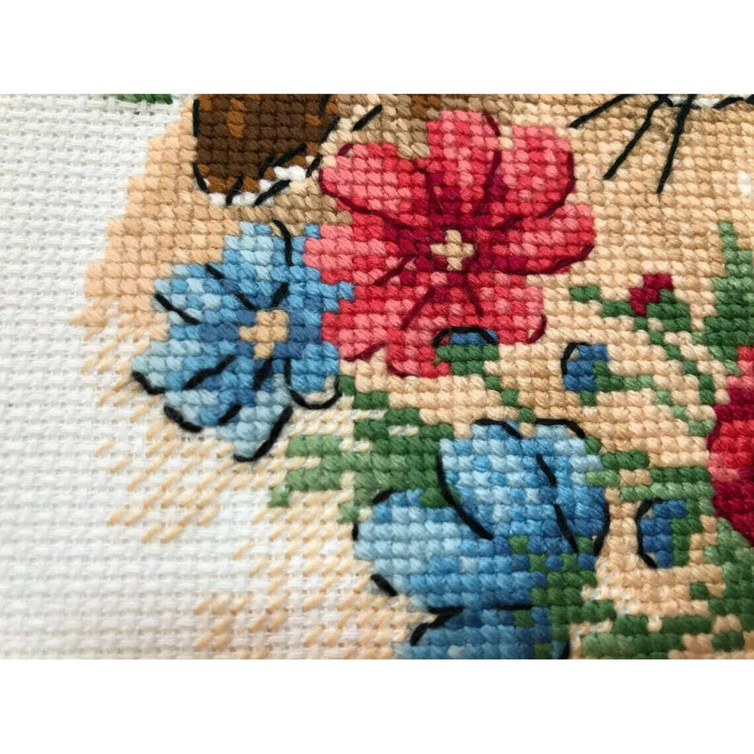 Bunny in Flowers R1986 Counted Cross Stitch Kit