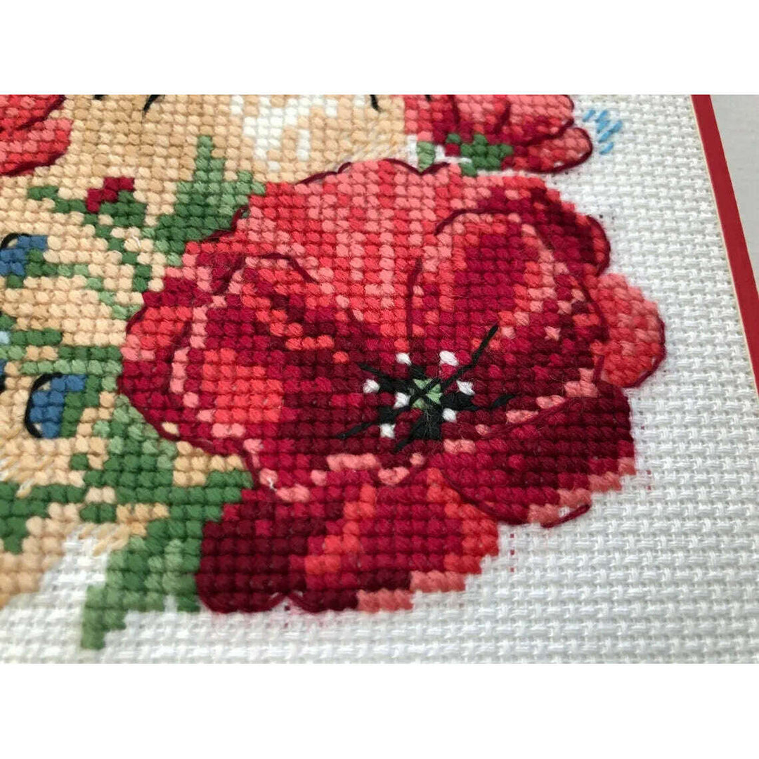 Bunny in Flowers R1986 Counted Cross Stitch Kit