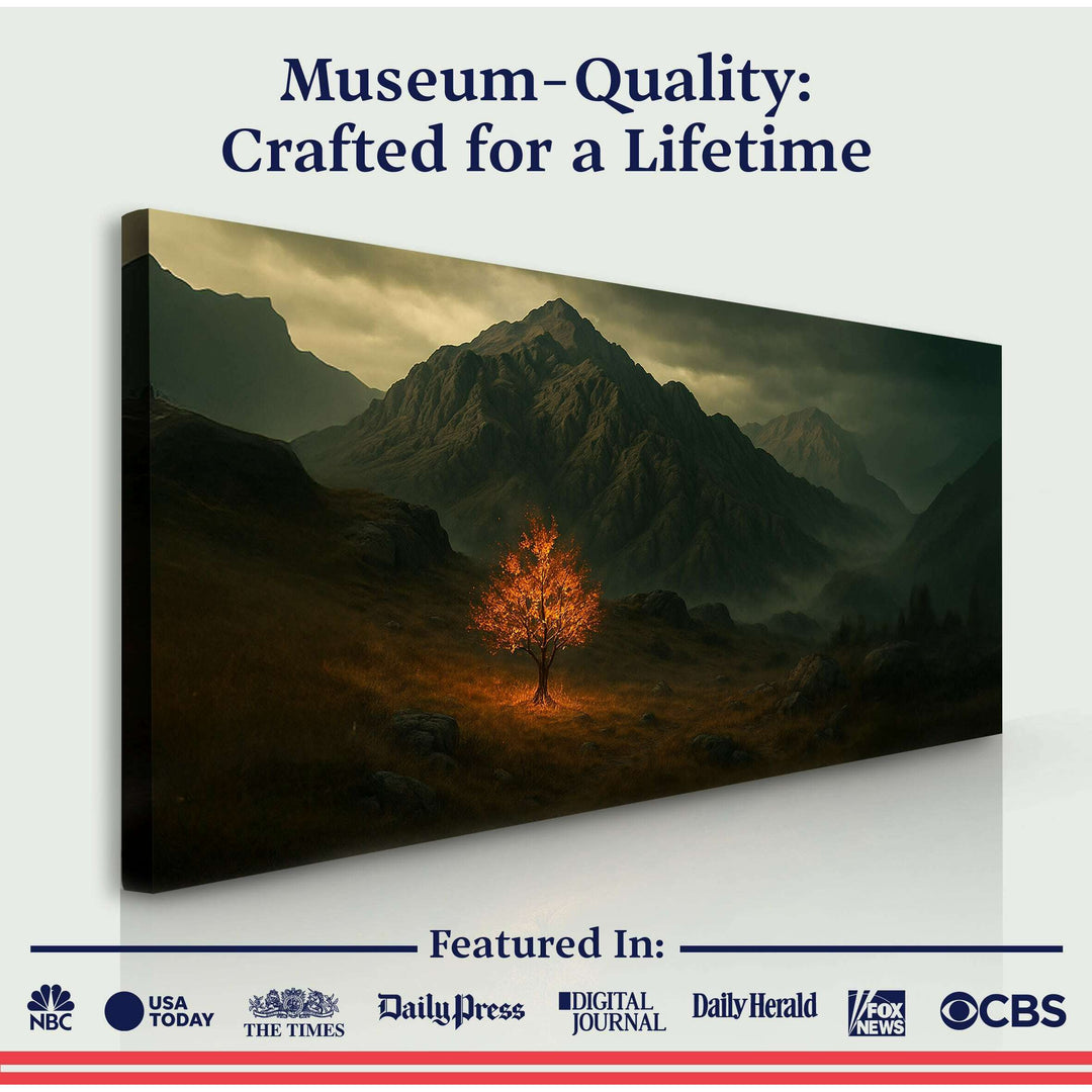 Burning Bush - Faith Wall Art V