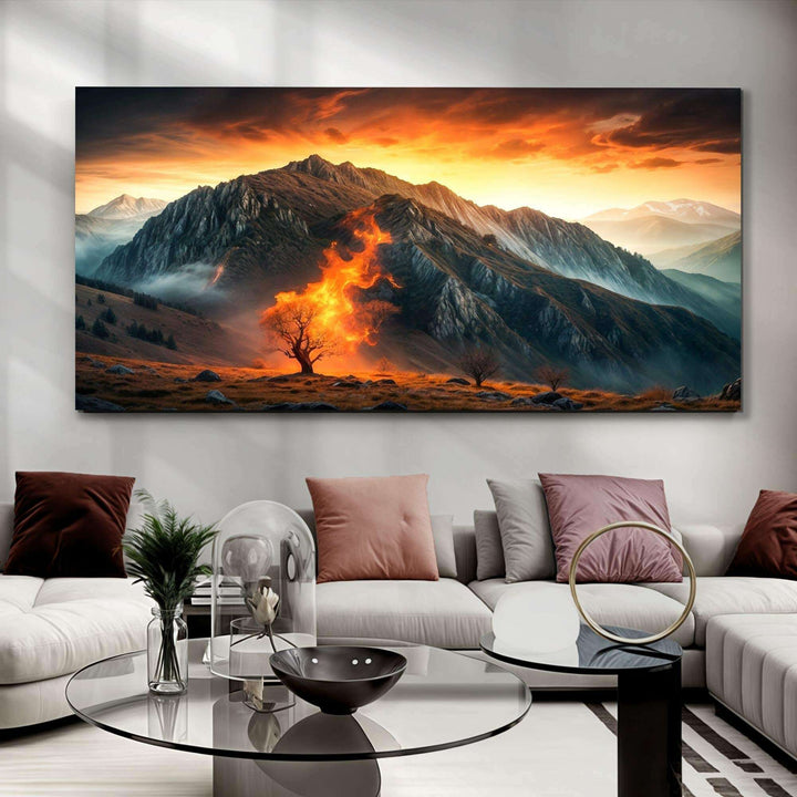 Burning Bush - Faith Wall Art XIII