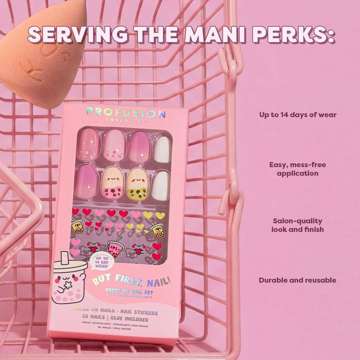 But, First, Nail Press On Nail Set