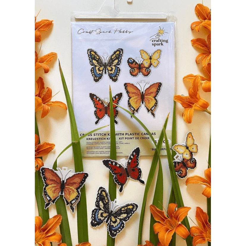 "Butterflies" 117CS Counted Cross-Stitch Kit
