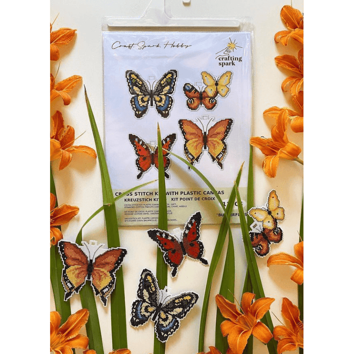 "Butterflies" 117CS Counted Cross-Stitch Kit