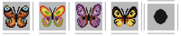 Butterflies 164CS Counted Cross-Stitch Kit