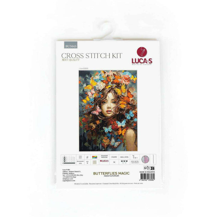 Butterflies Magic BU5043L Counted Cross-Stitch Kit