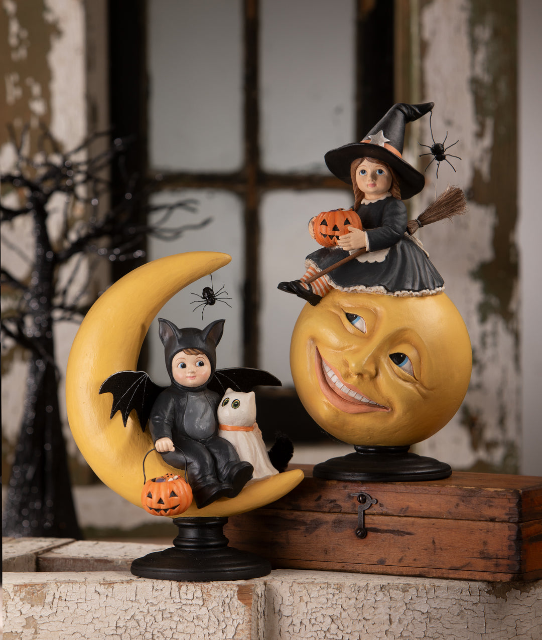 Hugh with Casper on Moon by Bethany Lowe Designs, image 3