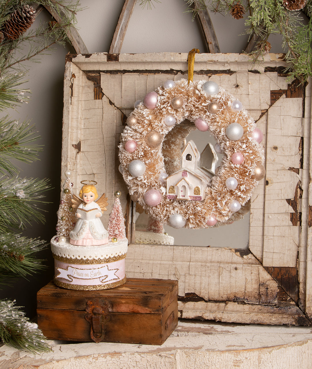 Church in Wreath by Bethany Lowe Designs, image 3