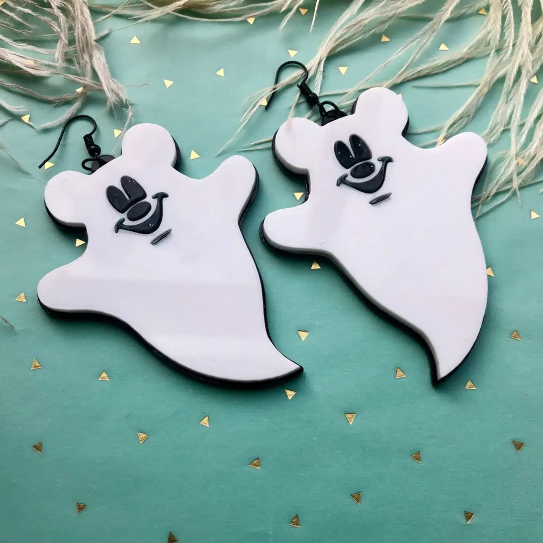 Mickey Mouse Ghost Earrings