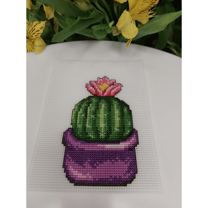 "Cactus" 108CS Counted Cross-Stitch Kit