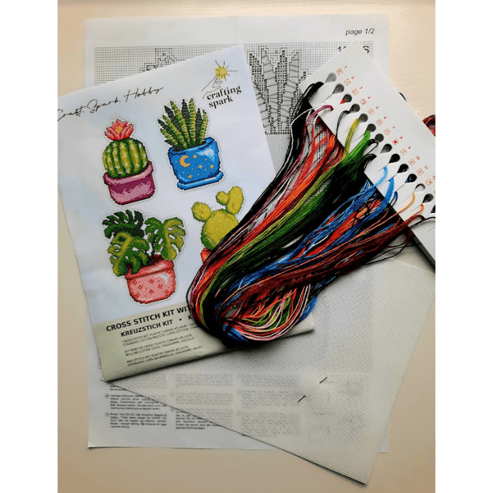 "Cactus" 108CS Counted Cross-Stitch Kit