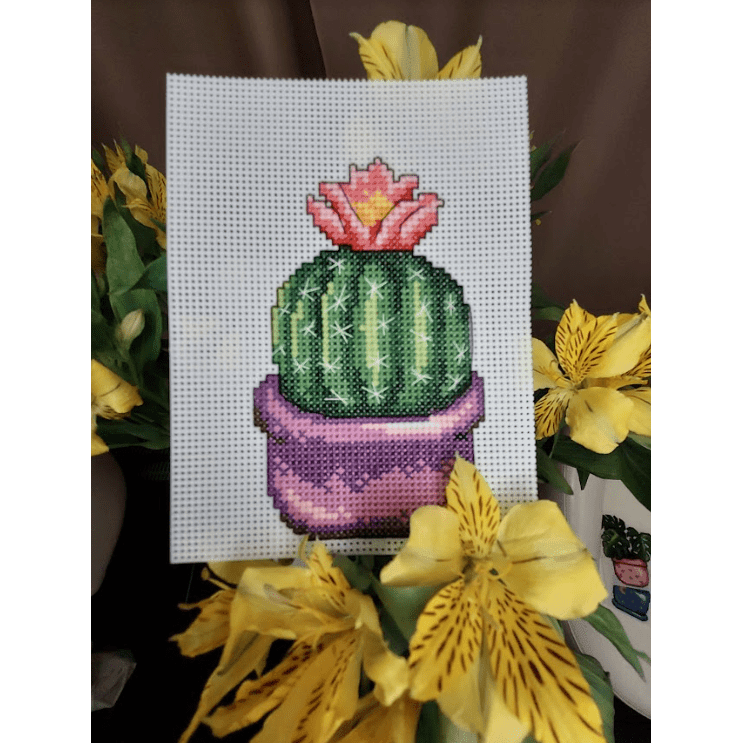 "Cactus" 108CS Counted Cross-Stitch Kit