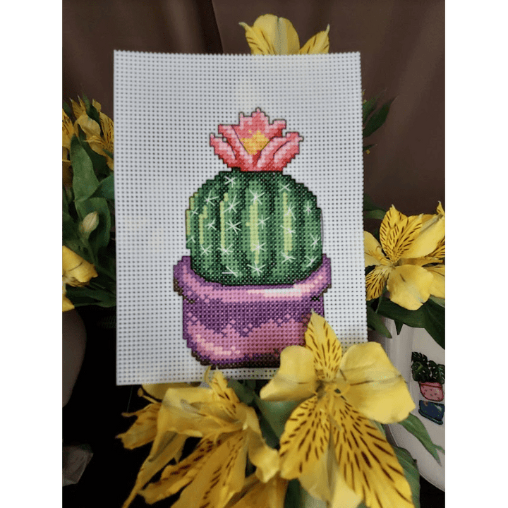 "Cactus" 108CS Counted Cross-Stitch Kit