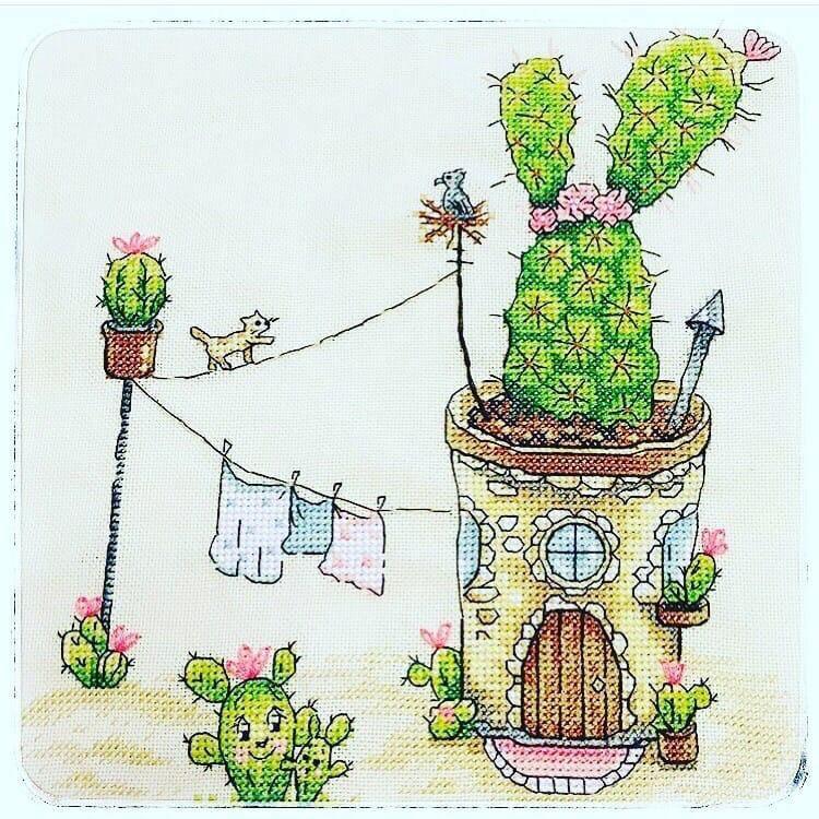 Cactuses CT-11 Counted Cross-Stitch Kit