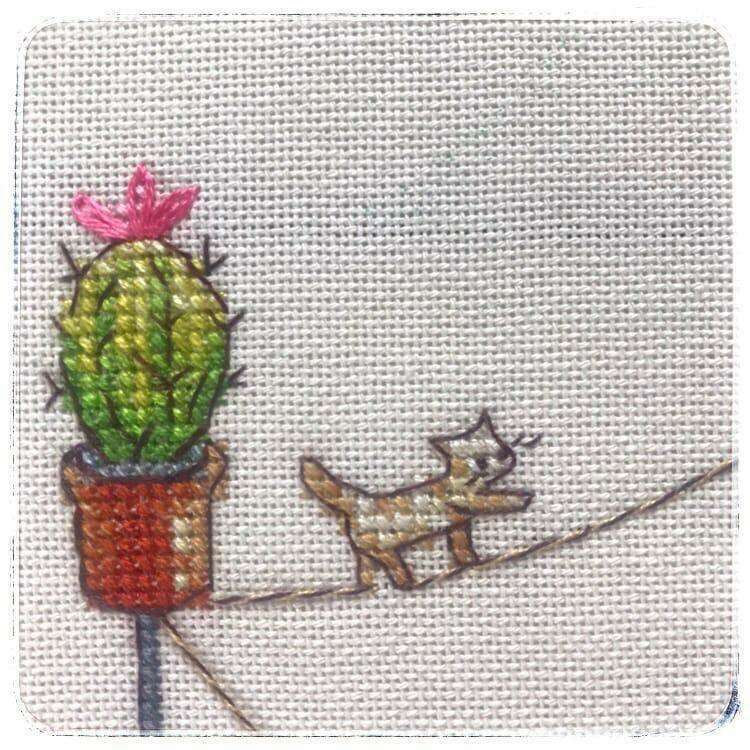 Cactuses CT-11 Counted Cross-Stitch Kit