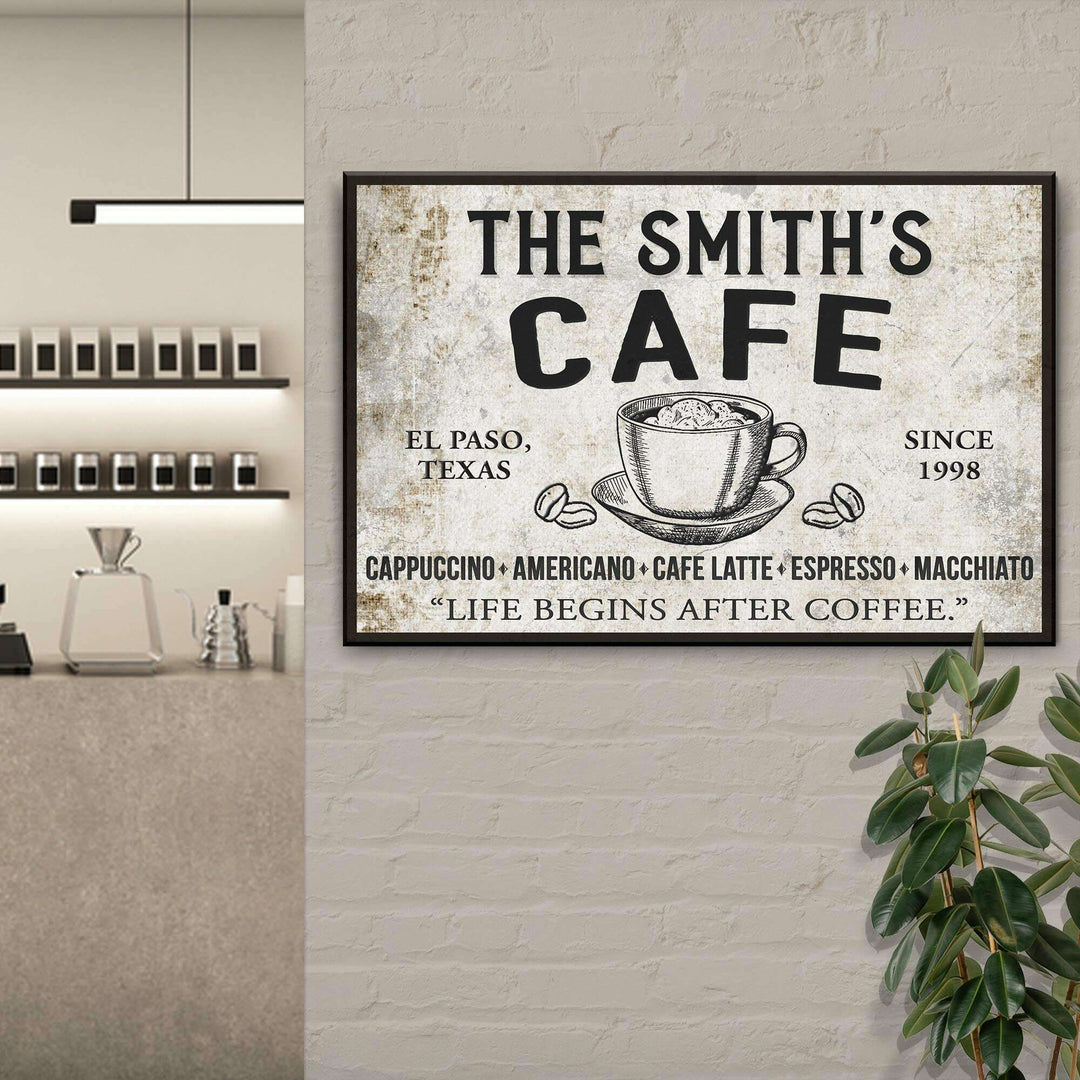 Cafe Sign IV