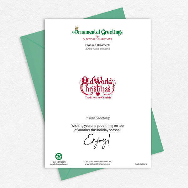 Cake Christmas Card