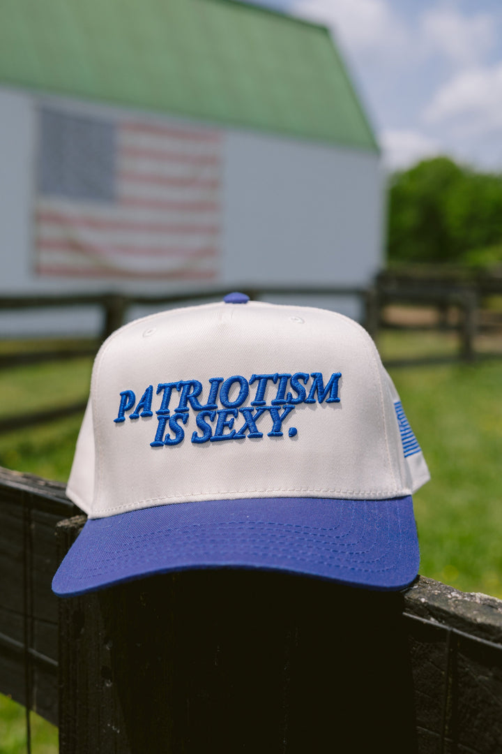 Patriotism is Sexy. - Royal Blue Vintage Hat